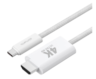 4smarts Kabel USB-C do HDMI 2m biały - 1535851 - zdjęcie 2
